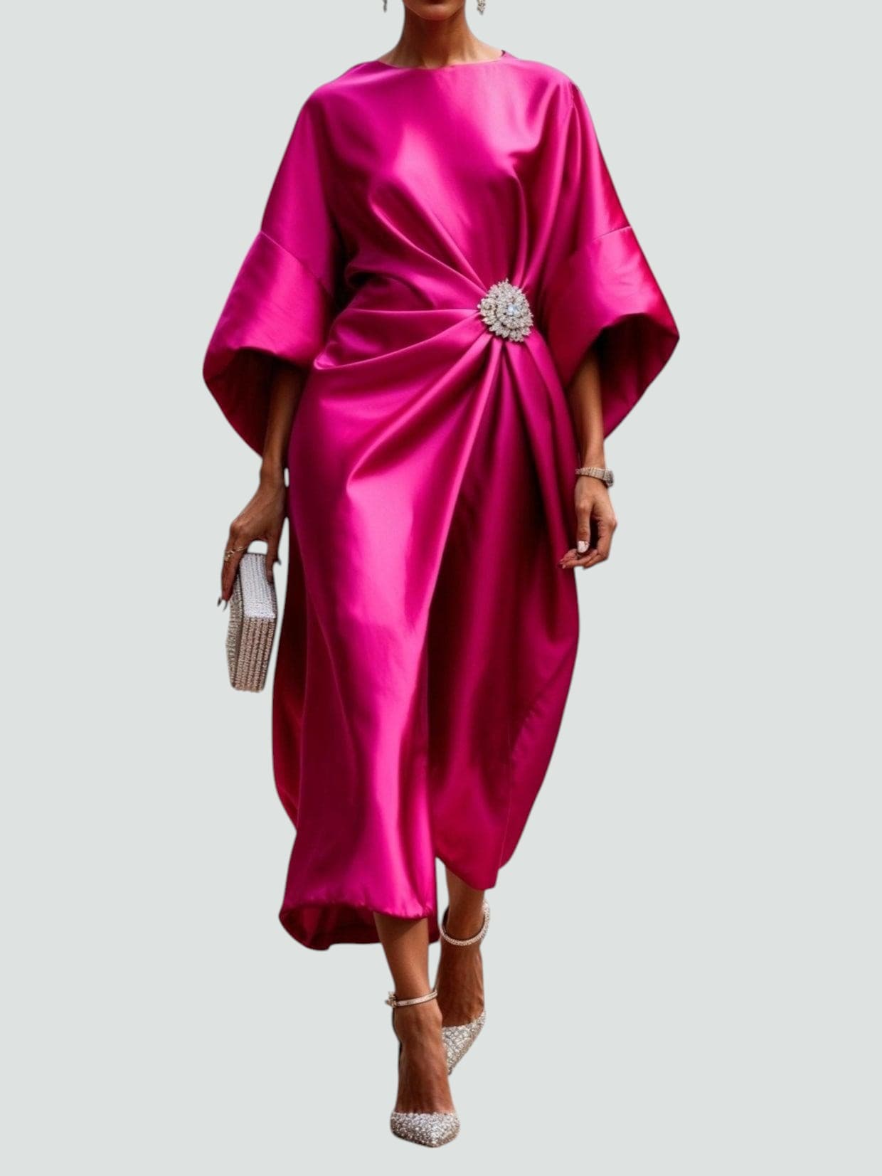 Luneth | Elegant Satin Dress