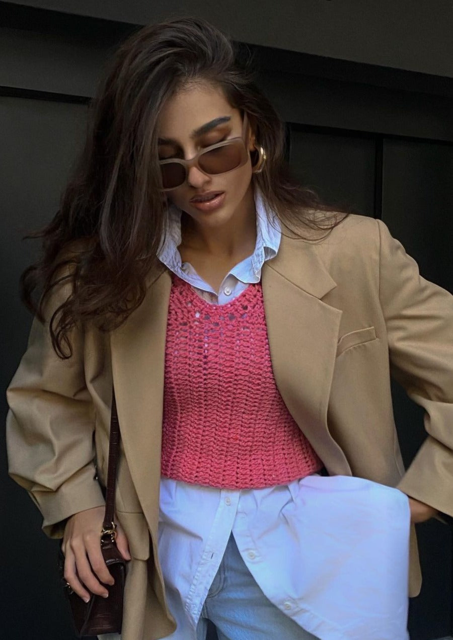 Neri | Square-Round Frame Sunglasses