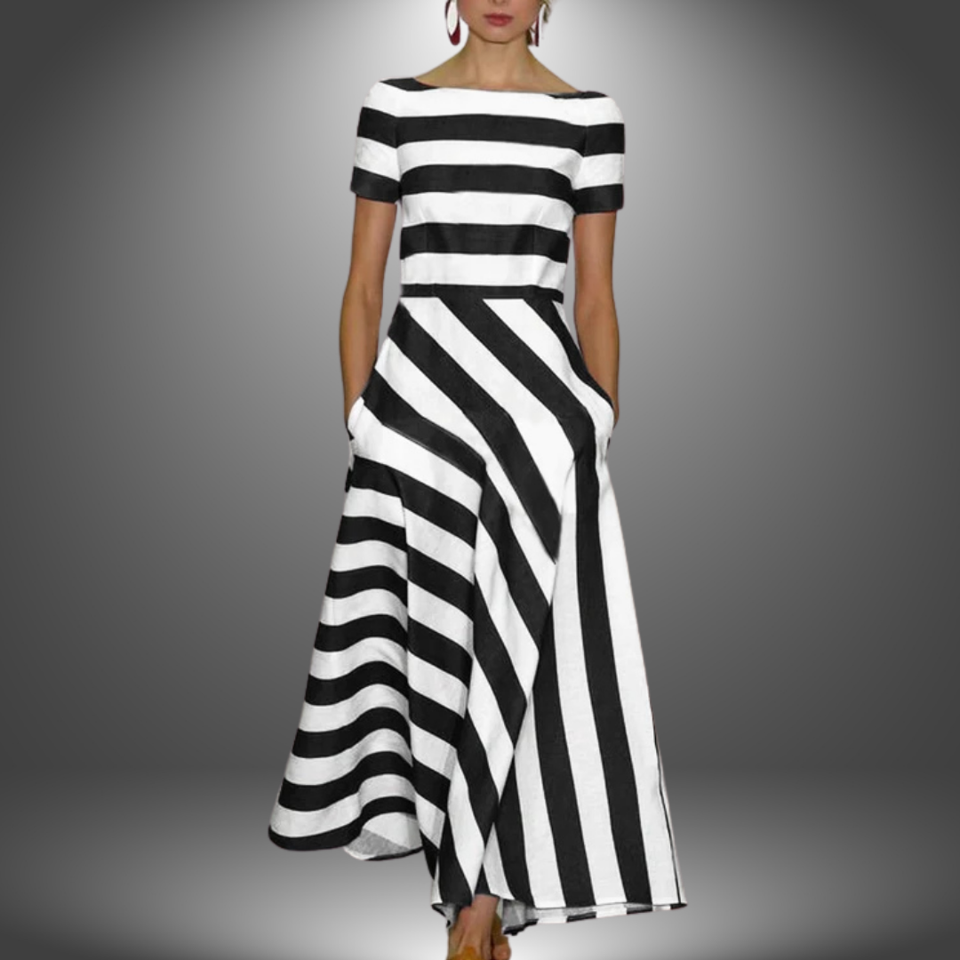 Delora | Light & Fluid Stripe Dress