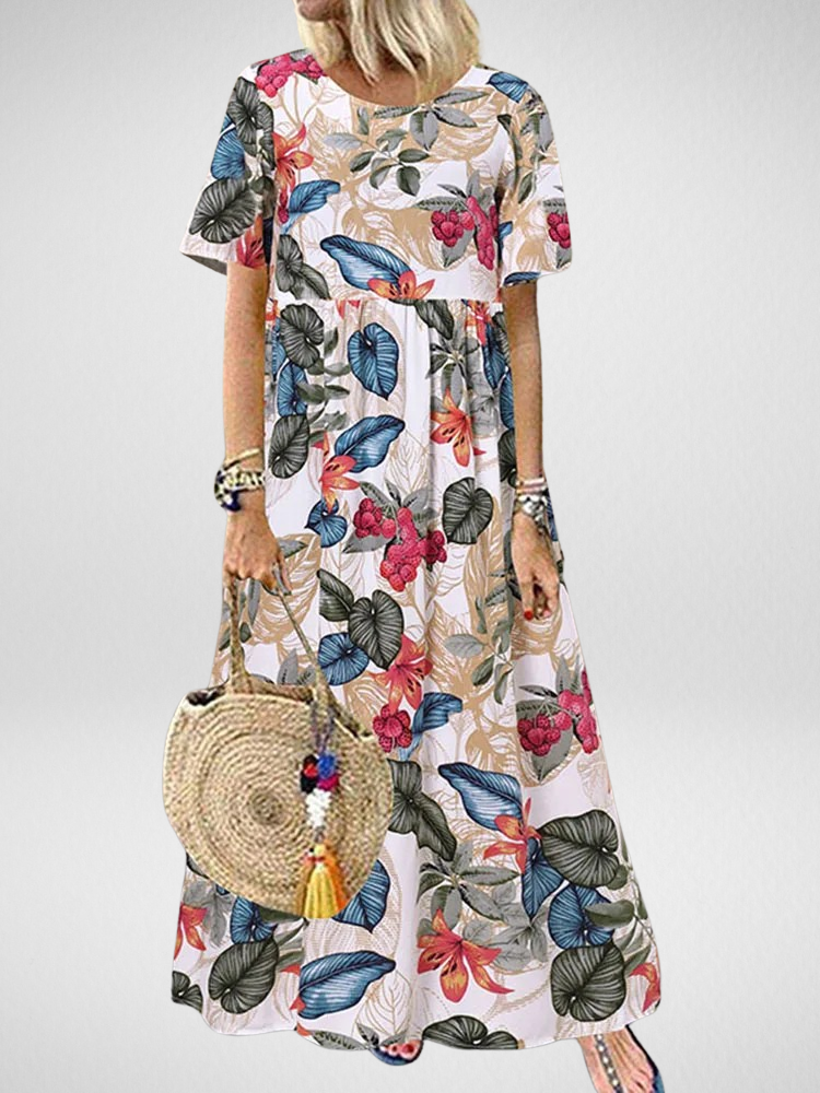 Zara | Boho Floral Maxi Dress