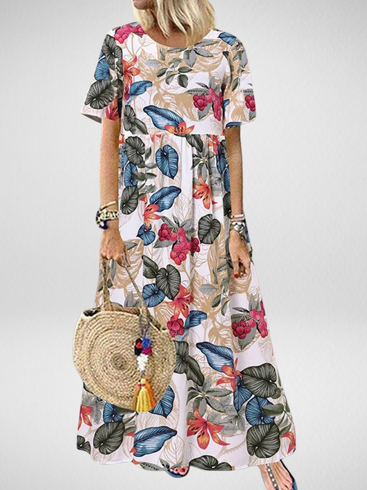 Zara | Boho Floral Maxi Dress