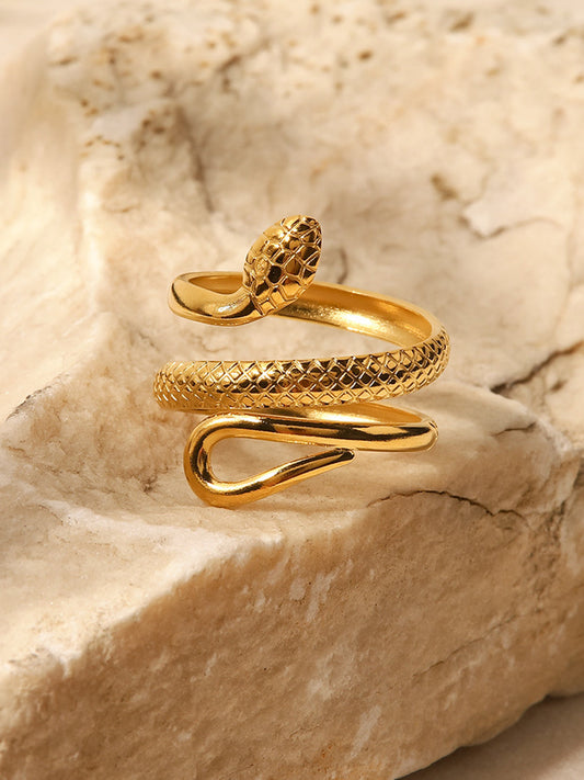 Noelle - Adjustable Snake Ring