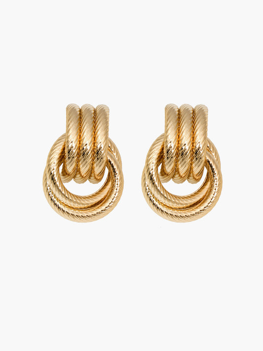Nyla - Textured Twisted Studs