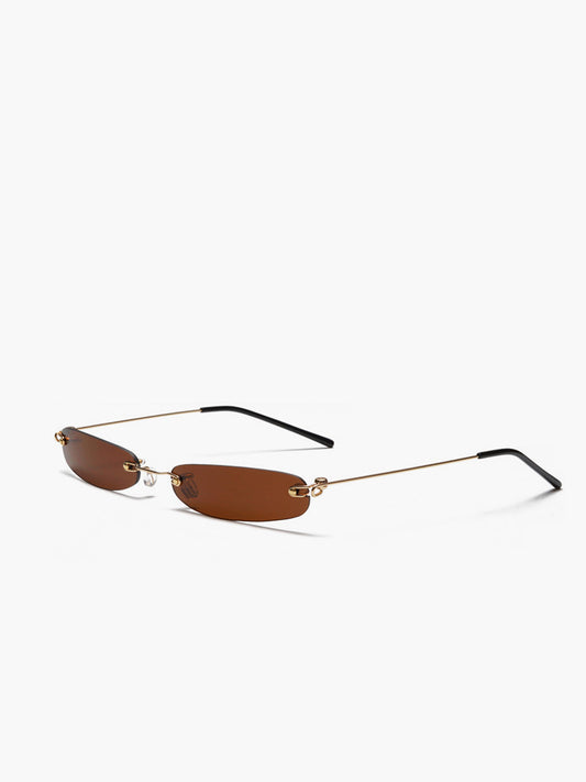 Dahlia - Retro Rimless Sunglasses