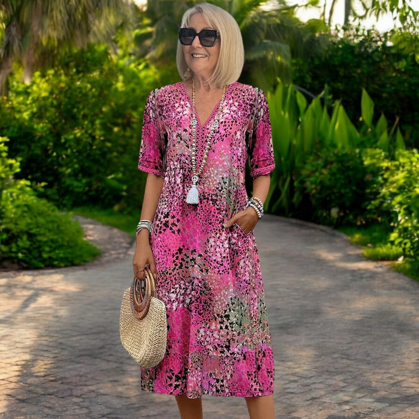 Vanessa | Flattering Boho Dress