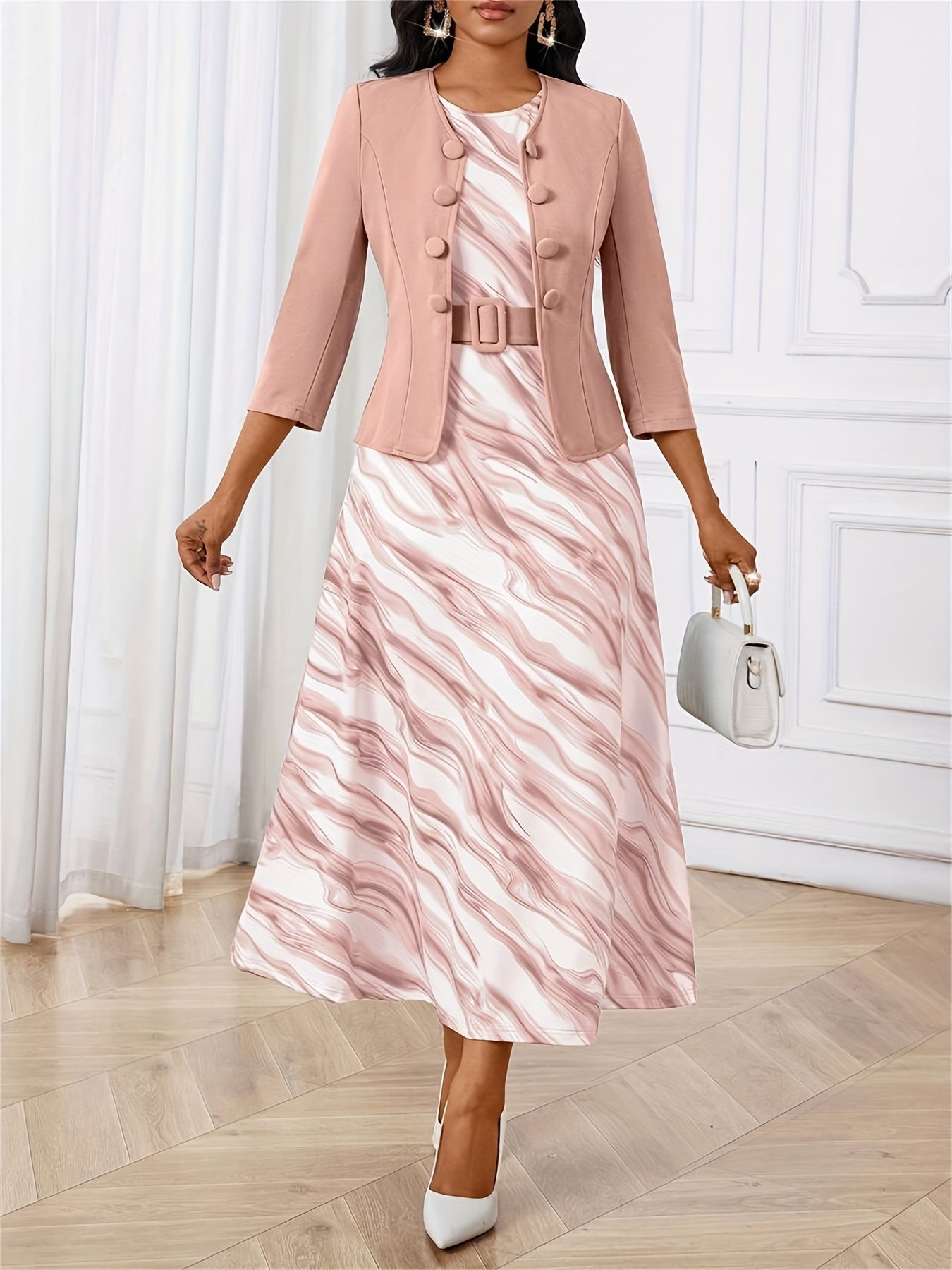 Amelie | Belted Two-Piece Set